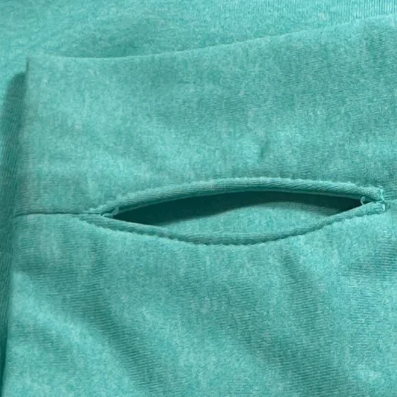 VICTORIA SECRET PINK Ultimate half zip pullover Size Medium Mint Activewear - Picture 9 of 15